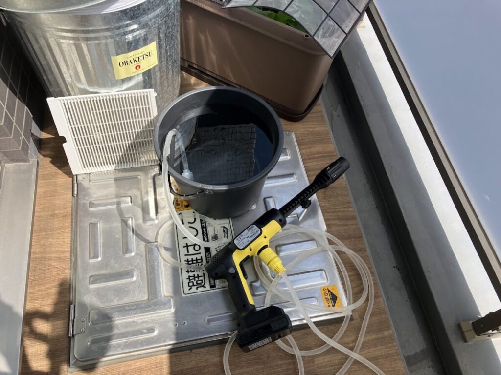 ケルヒャーに使用しているバケツ